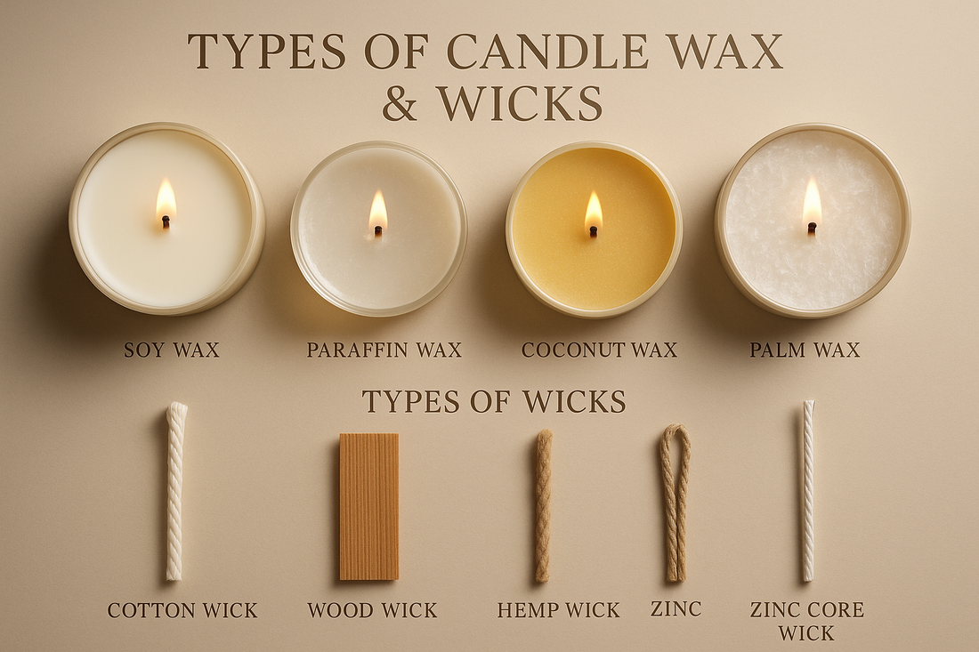 Candle Wax and Wicks 101: The Heart of Every Candle