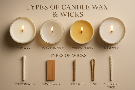Candle Wax and Wicks 101: The Heart of Every Candle